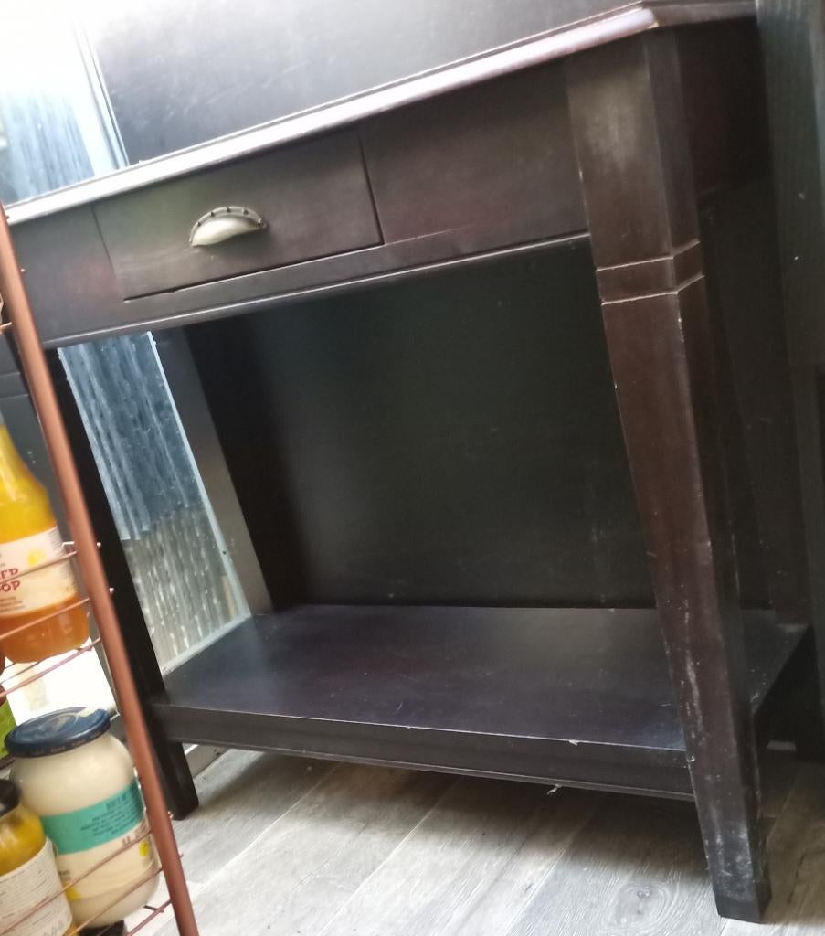 Sidetable, Huis en Inrichting, Tafels | Sidetables, Ophalen, Gebruikt, 50 tot 100 cm, Overige houtsoorten
