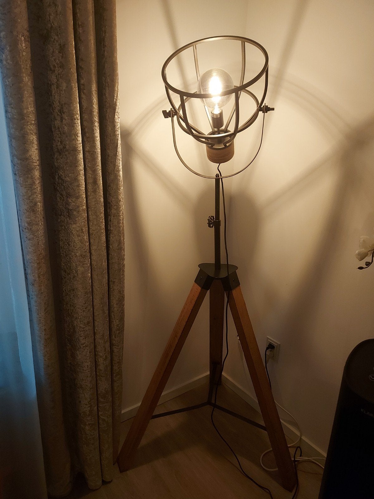 Vloerlamp mango, Huis en Inrichting, Ophalen, Zo goed als nieuw, 150 tot 200 cm