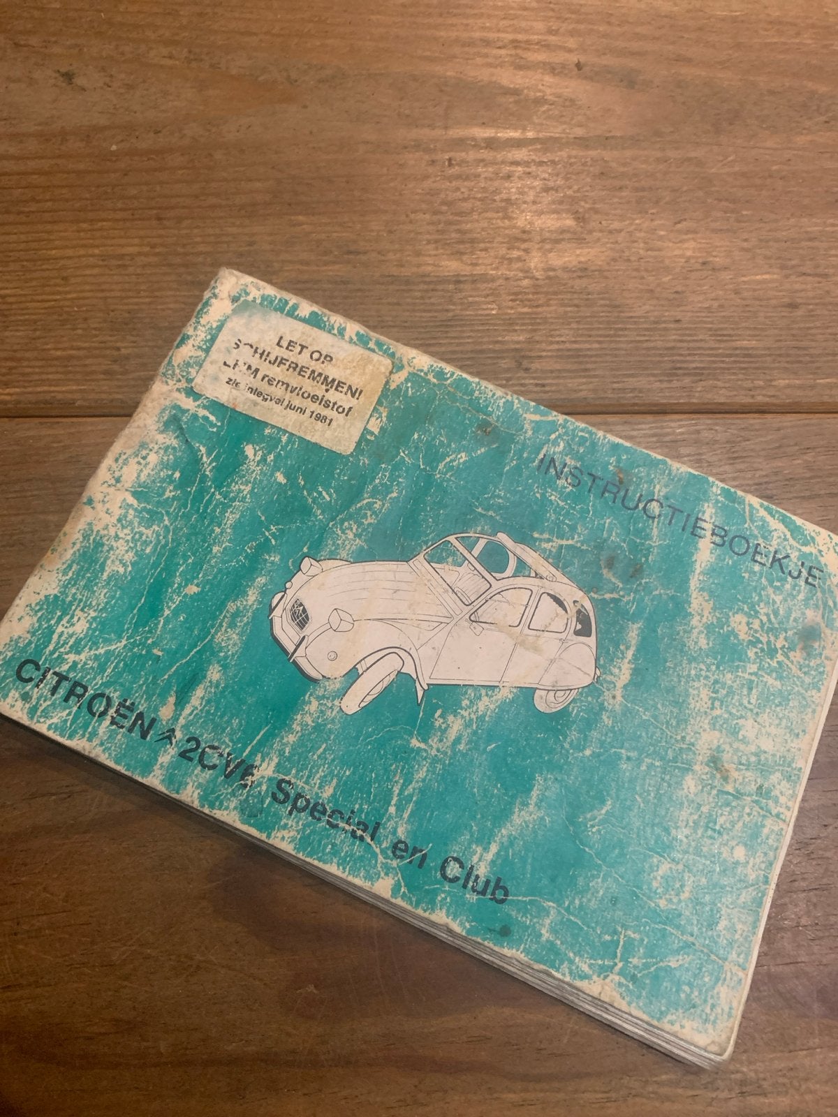 Citroën 2CV/2CV4/2CV6 Instructieboekje (1981), Ophalen of Verzenden