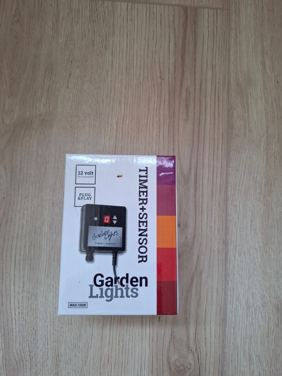 Tuinverlichting Timer + Sensor, nog nieuw in de doos, Tuin en Terras, Ophalen, Minder dan 50 watt, Wandlamp, Nieuw