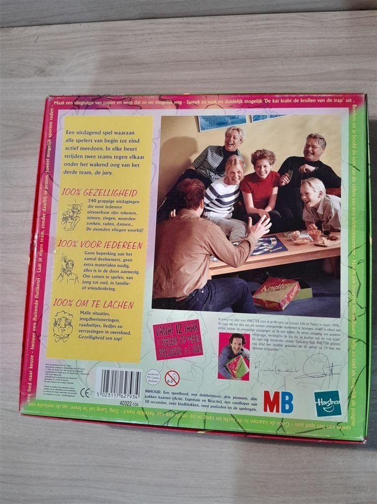 Knetter een te gek spel - s5447, Hobby en Vrije tijd, Gezelschapsspellen | Bordspellen, Verzenden, Zo goed als nieuw
