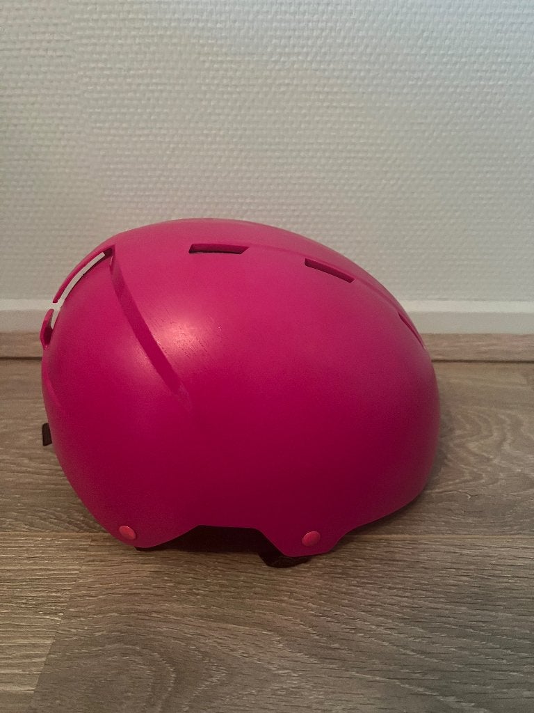 Roze / paarse Wedze skihelm kind 48-52 cm, Overige merken, Gebruikt, Overige typen, Ophalen of Verzenden