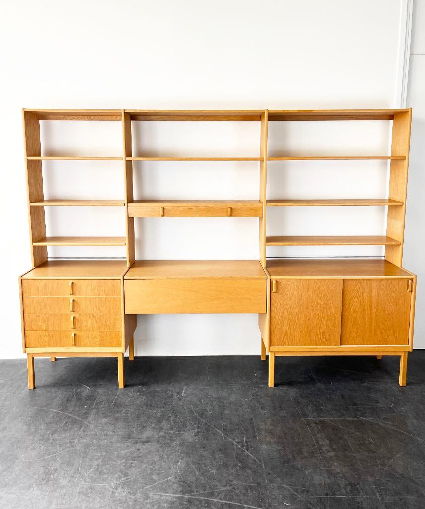 Scandinavische Wandmeubel Bodafors, 1962, Gebruikt, Met deur(en), Ophalen of Verzenden, 150 tot 200 cm