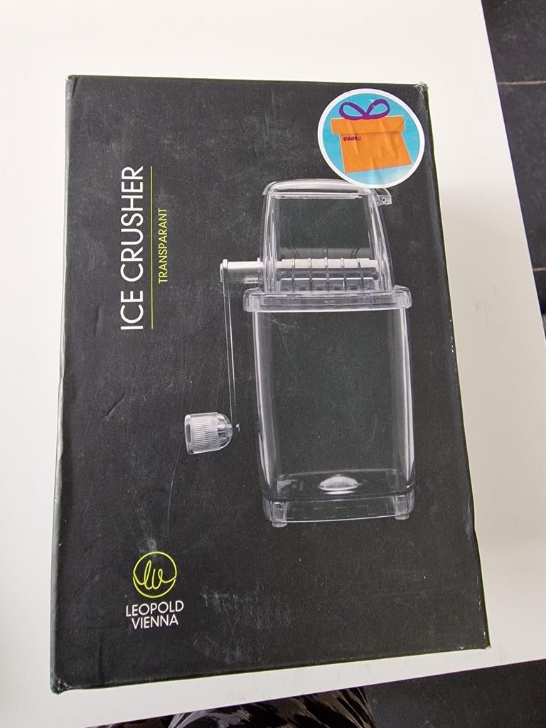 Ijscrusher, Ophalen, Nieuw