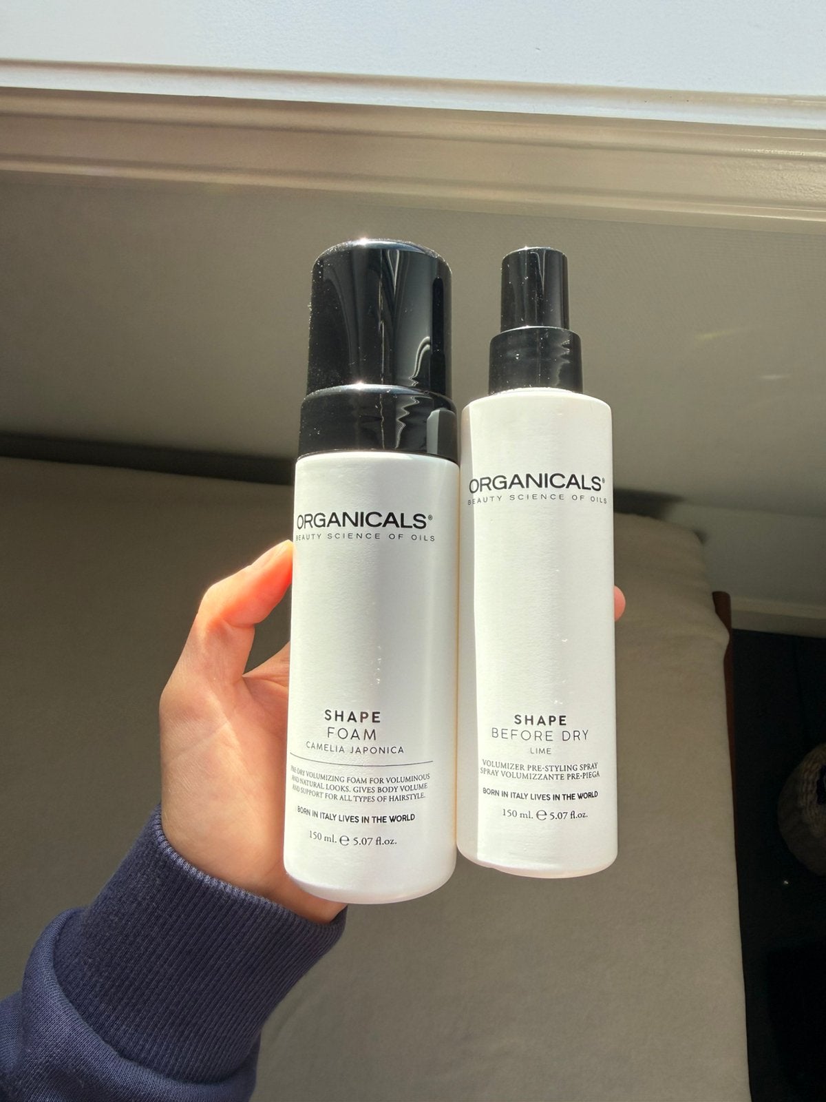 Organicals Shape Haarverzorging Set, Ophalen of Verzenden, Zo goed als nieuw, Gel, Wax, Haarlak of Mousse