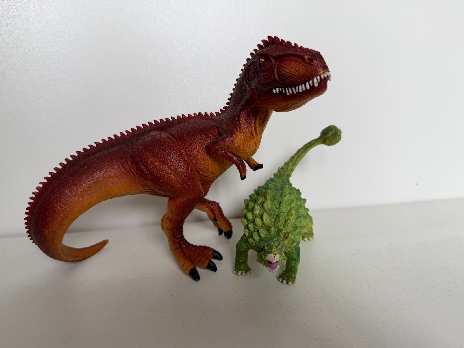 Schleich dinosaurussen 14543 en 15023, Ophalen of Verzenden, Zo goed als nieuw