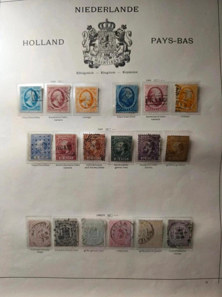 Verzameling Nederlandse postzegels, diverse periodes, Postzegels en Munten, Postzegels | Nederland, Ophalen of Verzenden, T/m 1940