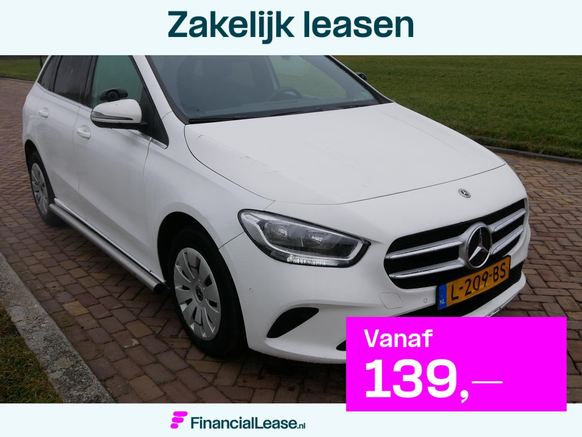 Mercedes-Benz B-klasse 200d AUT AC CAMERA 2021 * EX POLICE M, Stof, Gebruikt, 4 cilinders, 150 pk