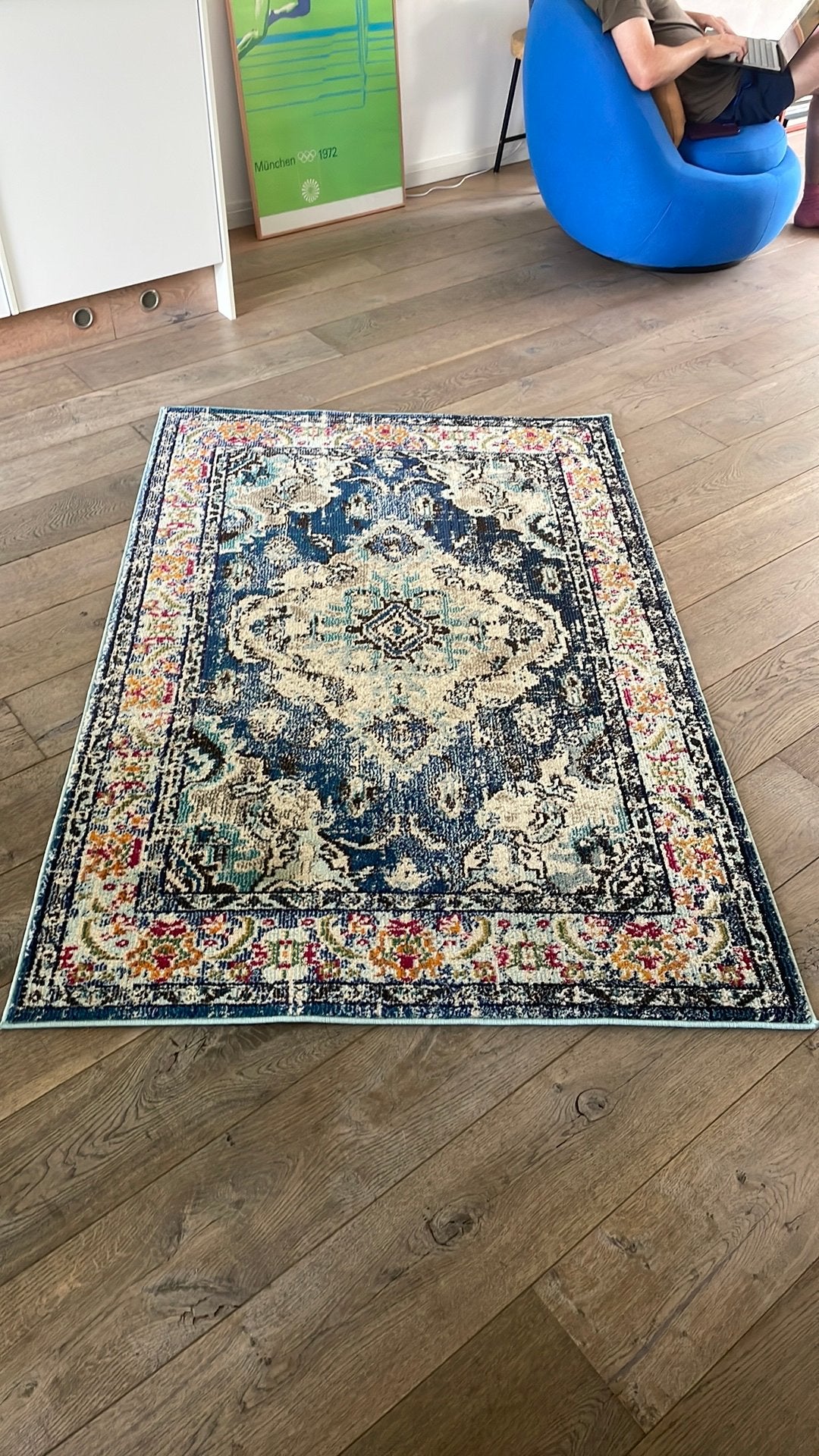 Kleed  / Tapijt van feelgoodrugs, Ophalen, 100 tot 150 cm, Zo goed als nieuw, Perzisch / Vintage