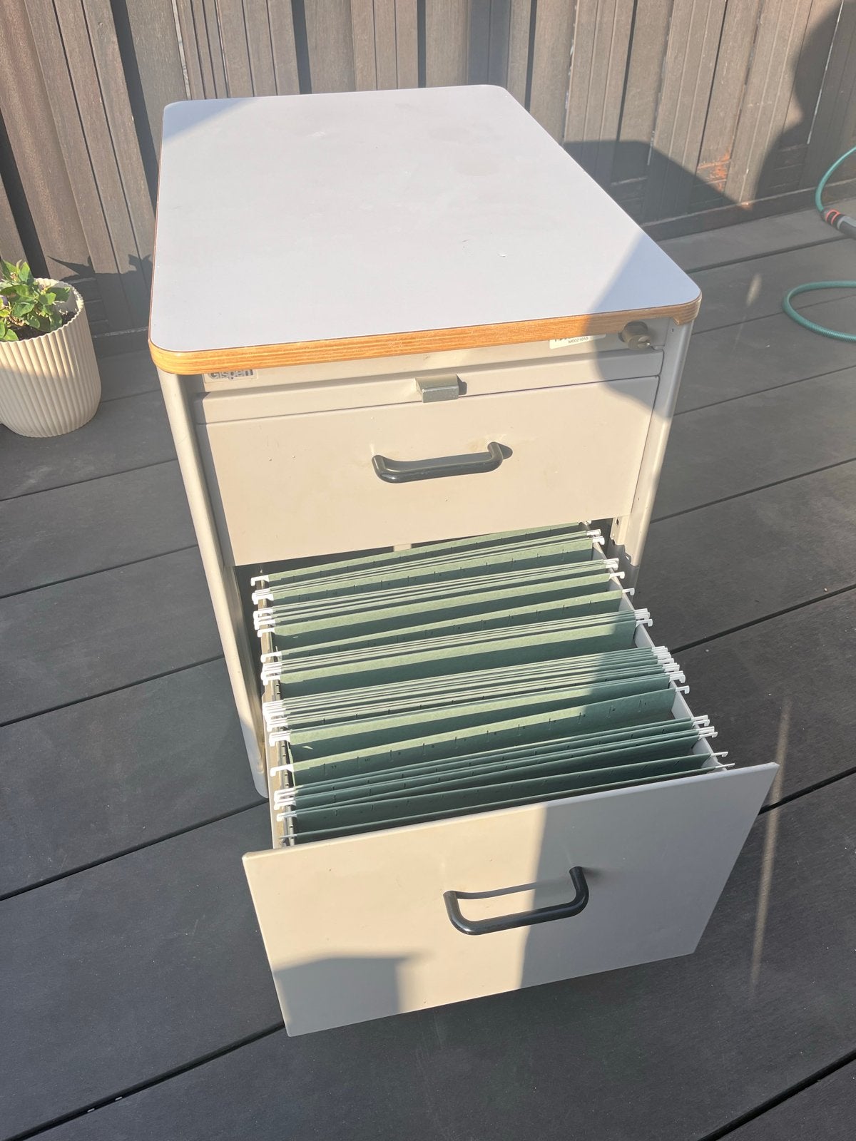 Gispen Archief Mappenkast op Wielen - Stalen Rolblok, Ophalen, Gebruikt