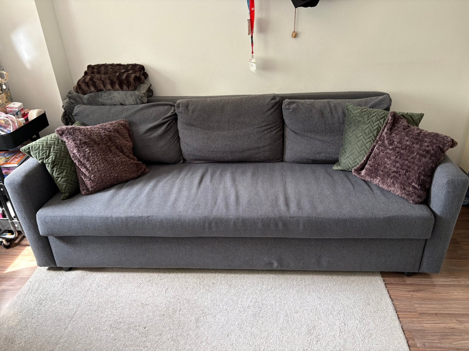 Ikea 2 persoons slaapbank, Ophalen, Gebruikt, 100 tot 125 cm, Tweepersoons