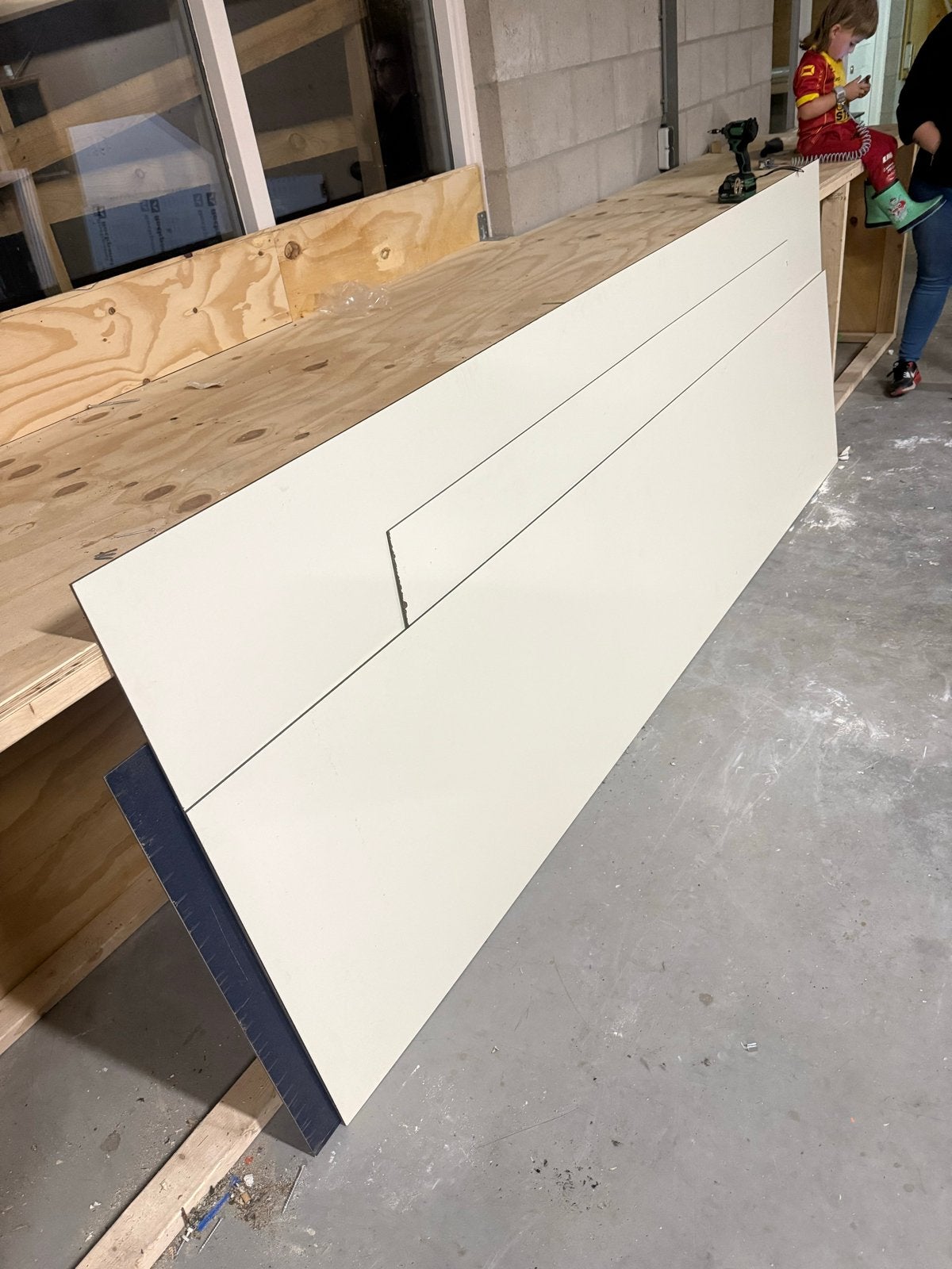 Trespa platen wit en groen - diverse maten, Doe-het-zelf en Verbouw, Ophalen of Verzenden, Gebruikt, HPL, Minder dan 20 mm