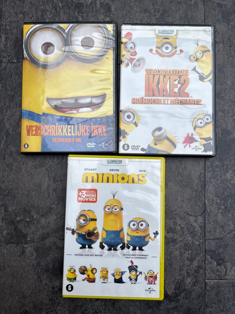 Minions DVD Boxset: Verschrikkelijke Ikke 1, 2 & Minions, Boxset, Ophalen of Verzenden, Zo goed als nieuw, Komedie