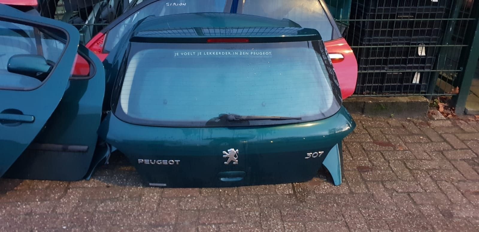 PEUGEOT 307 HB  ACHTERKLEP BJ 2001 2007, Gebruikt, -, Ophalen of Verzenden, Achter