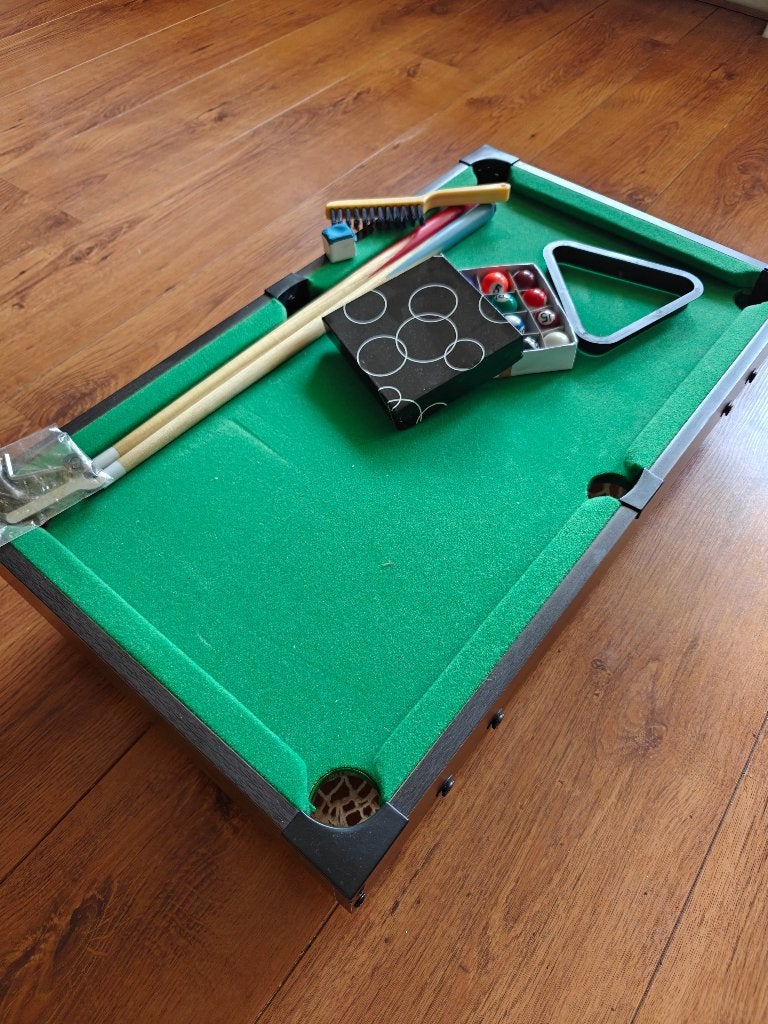 mini pooltafel, Ophalen, Zo goed als nieuw, Pooltafel