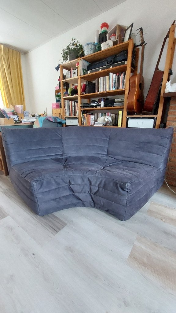 Half ronde design bank, Ophalen, Gebruikt, Hoekbank, Tweepersoons