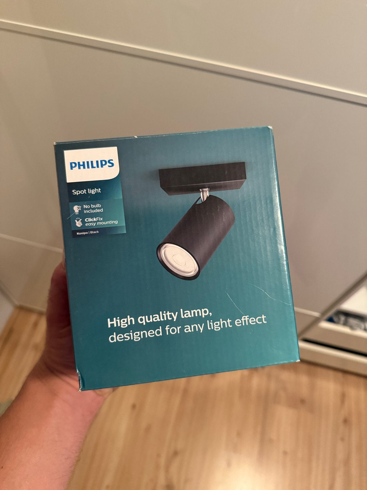 Philips Kosipo Spot Light Zwart - Nieuw in doos, Verstelbaar, GU10, Nieuw, Ophalen of Verzenden