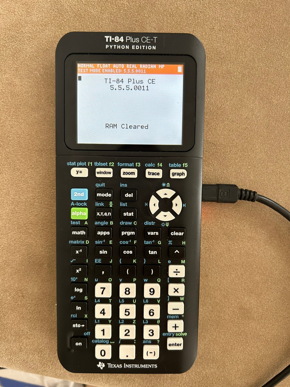Grafische rekenmachine TI-84 Plus CE-T python edition, Ophalen, Grafische rekenmachine, Gebruikt