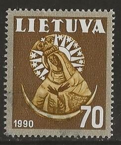 Litouwen 187, madonna, Verzenden, Overige landen, Gestempeld