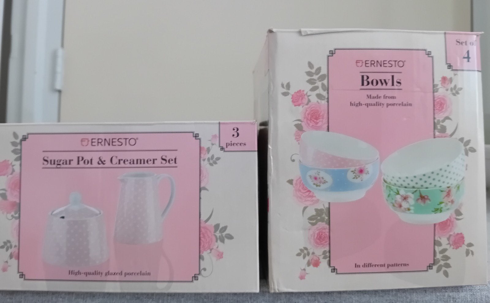 Muesli Kommen en Melkkan en Suikerpot set. Nieuw!, Ophalen, Nieuw