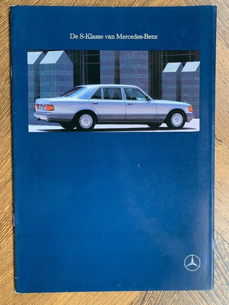Nederlandse brochure Mercedes-Benz S-klasse W126 1990, Nieuw, Mercedes-Benz, Mercedes, Ophalen of Verzenden