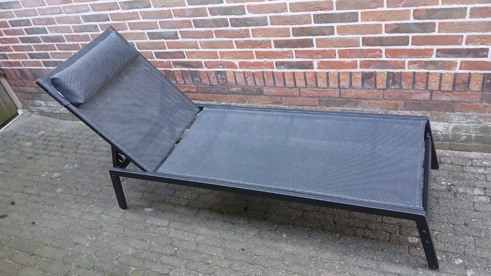 Ligbed, Ophalen, Aluminium, Verstelbaar