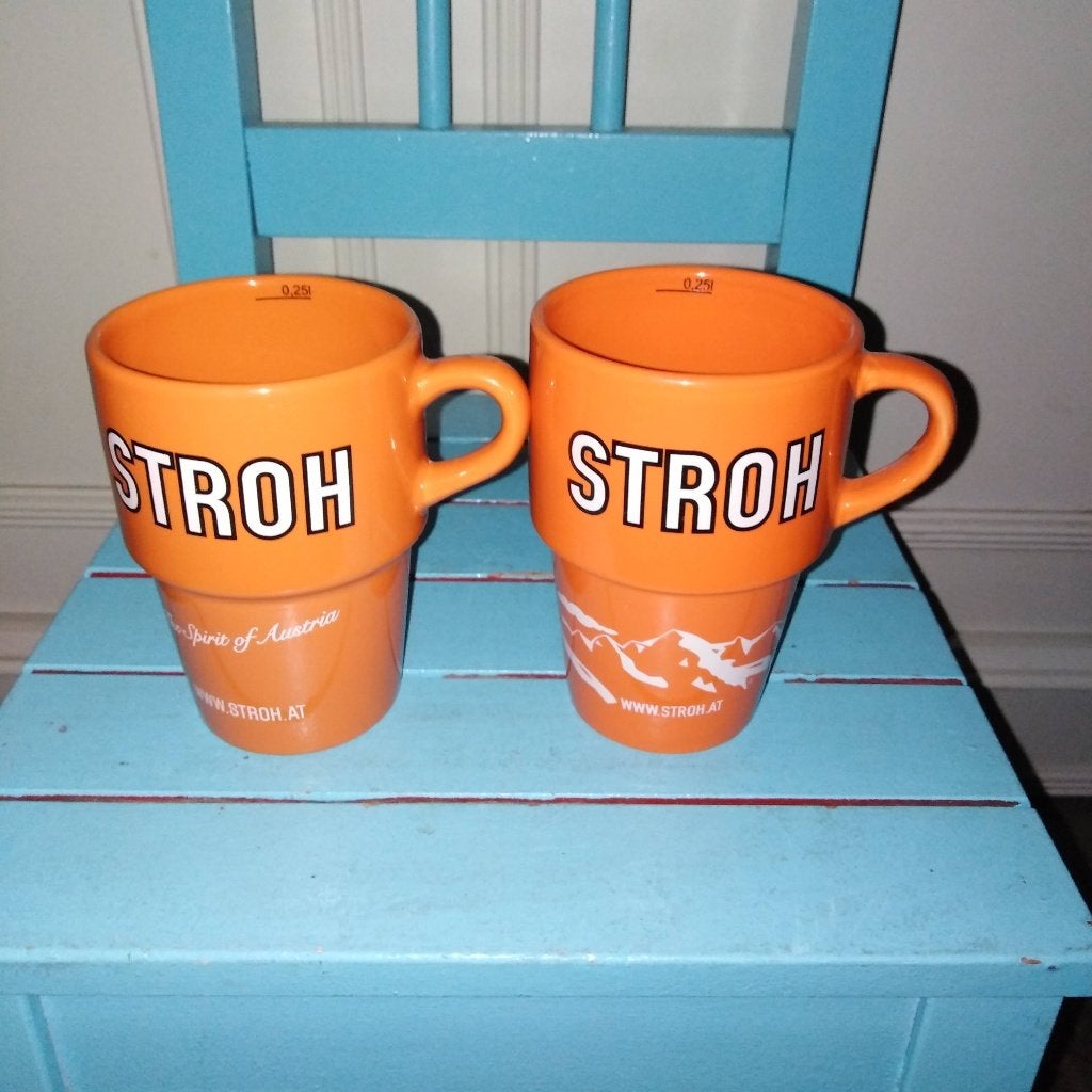 Stroh rum bekers 2 stuks, Ophalen, Gebruikt, Overige typen