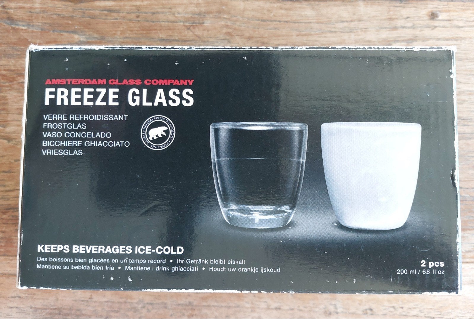 Freeze Glass, Ophalen of Verzenden, Glas, Overige stijlen, Glas of Glazen