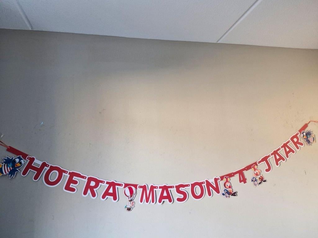 Jokie en jet versiering en traktatie, Hobby en Vrije tijd, Feestartikelen, Ophalen of Verzenden, Nieuw, Versiering, Verjaardag