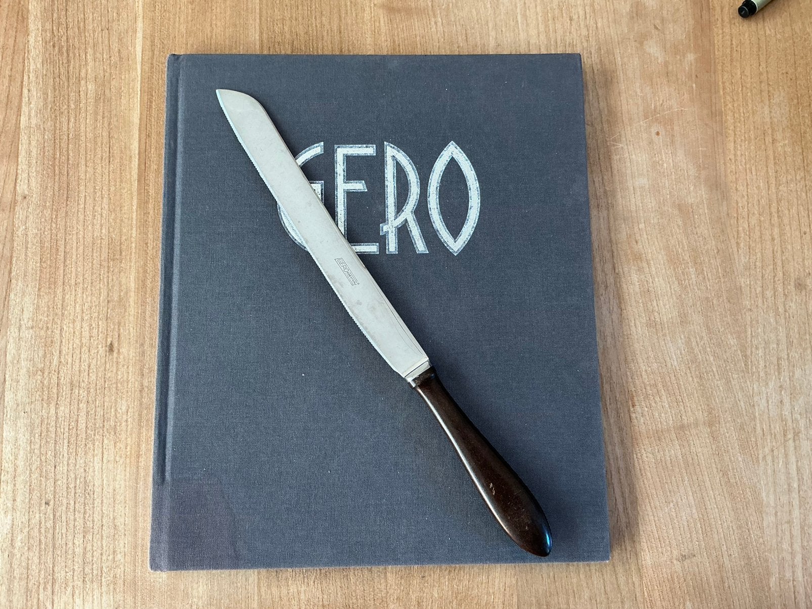 Gero broodmes - broodzaag - ebba heft, Antiek en Kunst, Ophalen of Verzenden