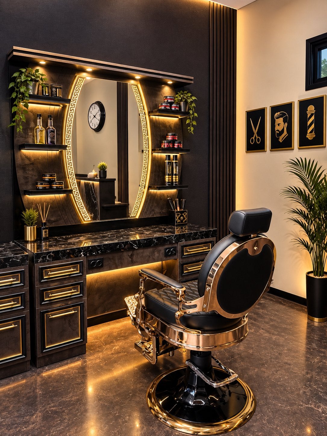 KAPPERSSTOEL TE HUUR – ROTTERDAM CHARLOIS, Knippen