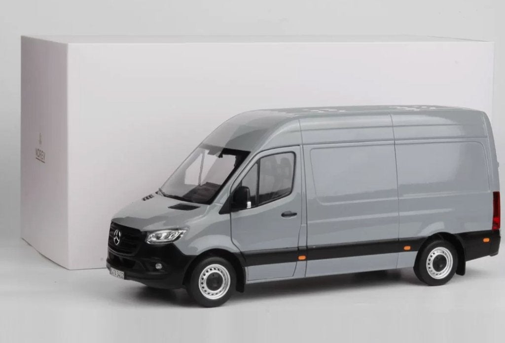 Mercedes Benz Sprinter 2018 Grijs schaal 1/18 NOREV 183042, Verzenden, Nieuw, Auto, Norev