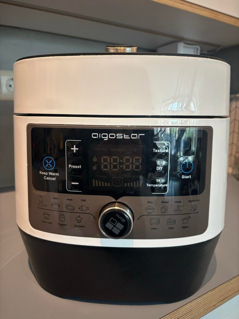 Aigostar Panda 30HGZ 7-in-1 Multifunctionele Hogedrukpan 5.5, Ophalen, Zo goed als nieuw