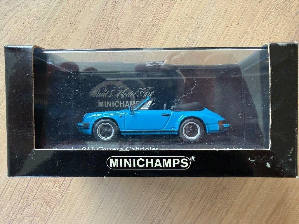 Minichamps 1:43 Porsche 911 SC cabriolet 1983, Ophalen of Verzenden, Zo goed als nieuw, Auto, MiniChamps