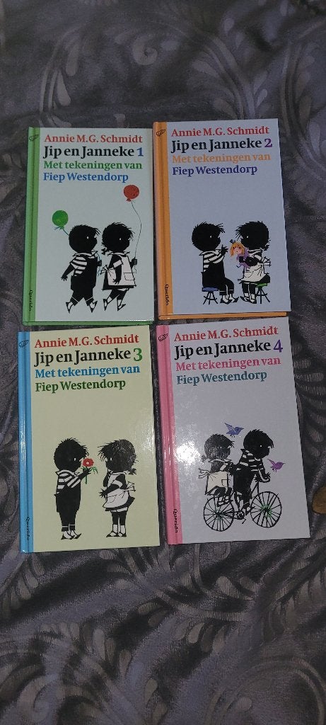 Jip en Janneke, 4 delen, Boeken, Non-fictie, Jongen of Meisje, Ophalen of Verzenden, Zo goed als nieuw