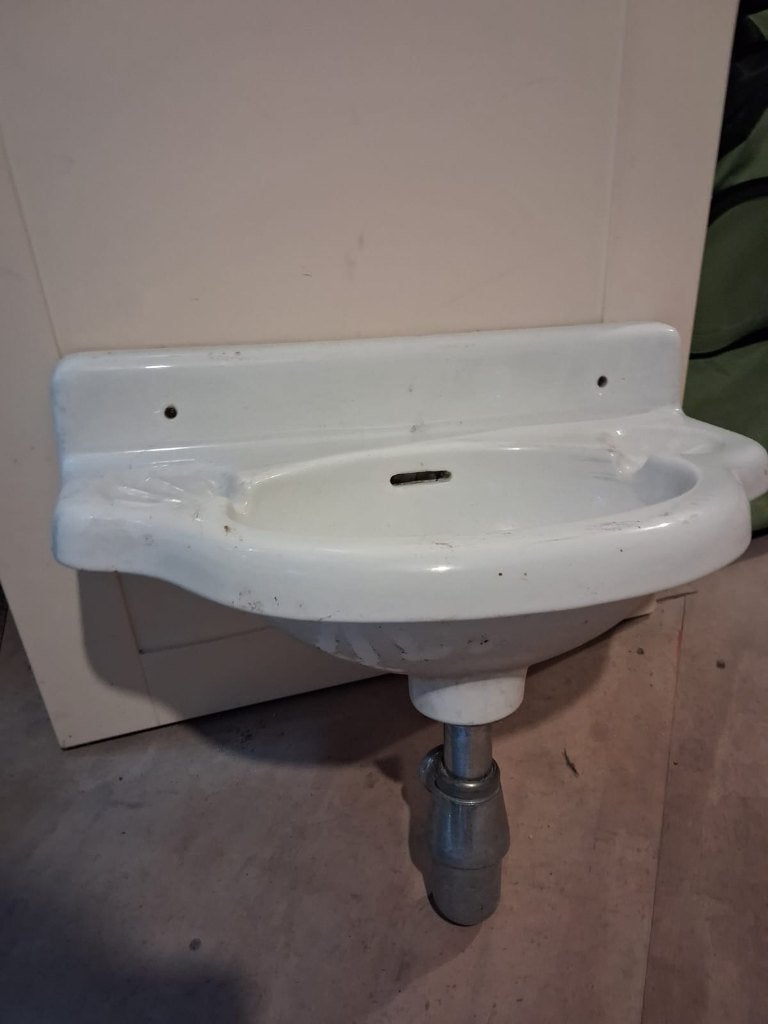 wit fonteintje, Ophalen, Zo goed als nieuw, Toilet