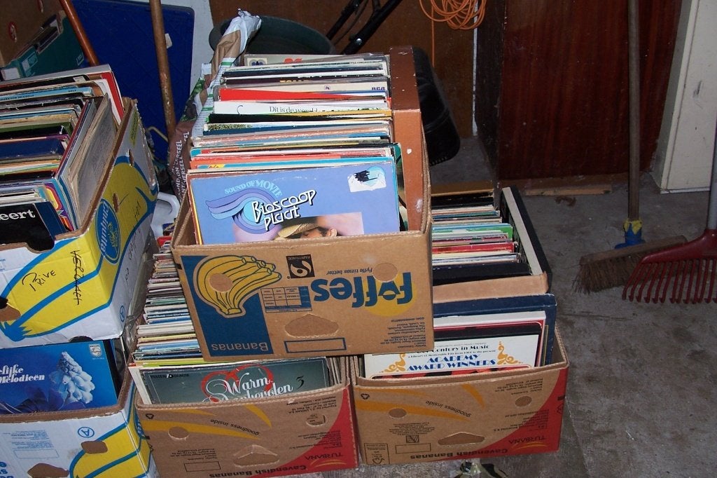 3 dozen  vol met lp's, Cd's en Dvd's, Vinyl | Overige Vinyl, Ophalen, Gebruikt, 12 inch