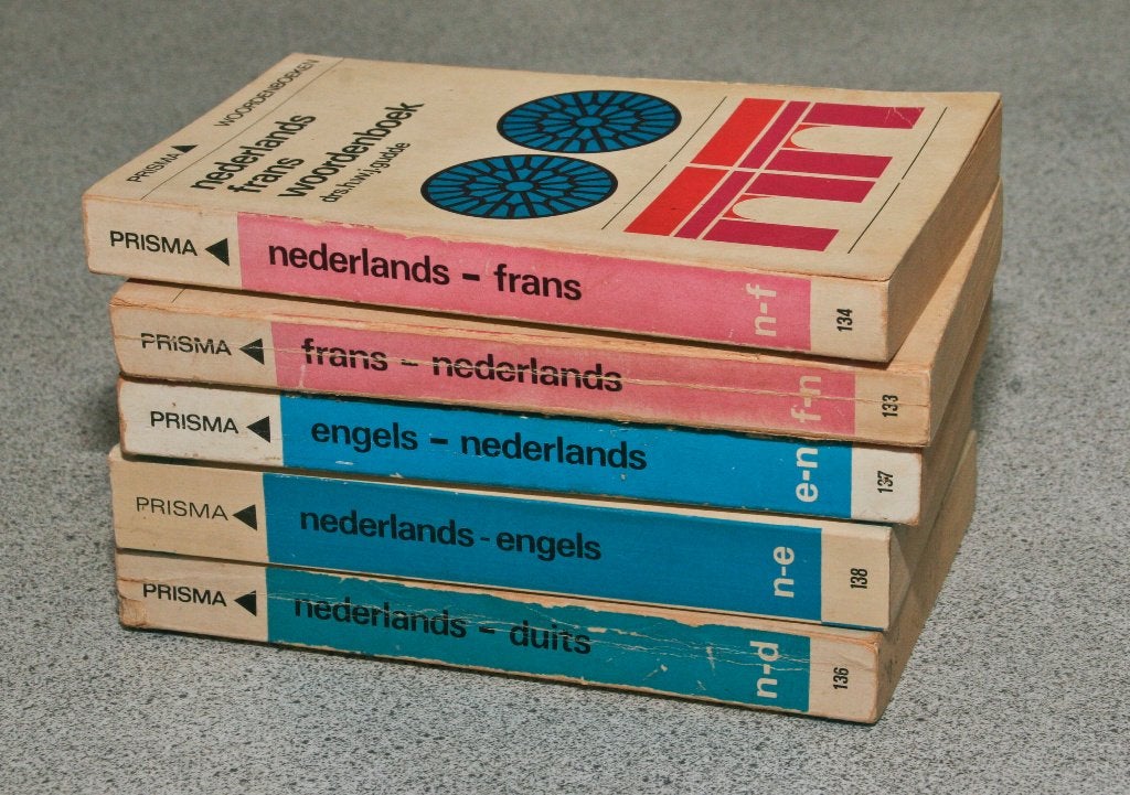 5 Prisma pocket vertaal woordenboeken. € 9.50  voor de set., Boeken, Ophalen of Verzenden, Gelezen, Van Dale, Engels
