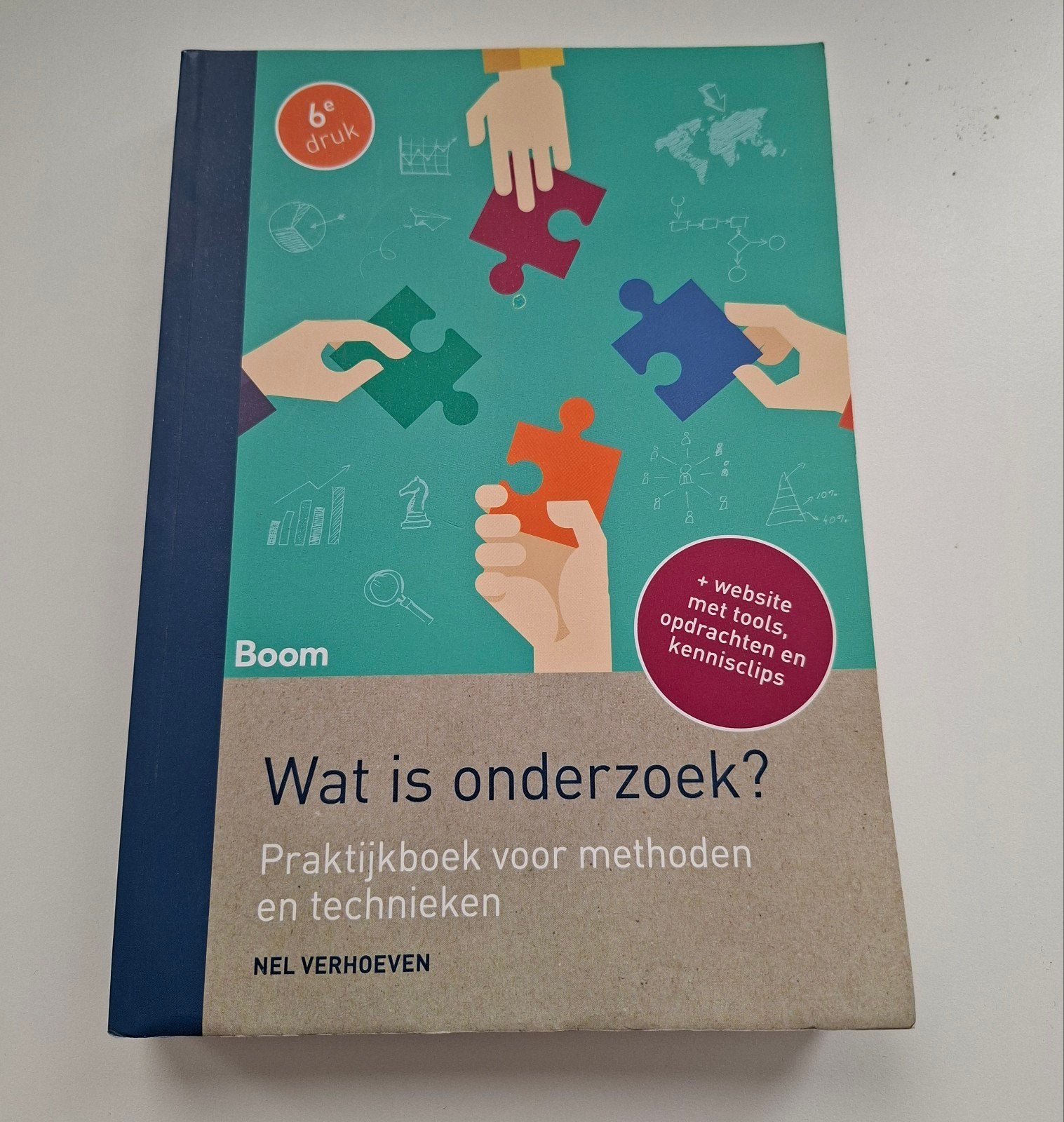 Wat is onderzoek? - 6e druk, Boeken, Gelezen, Nel Verhoeven, Gamma, HBO