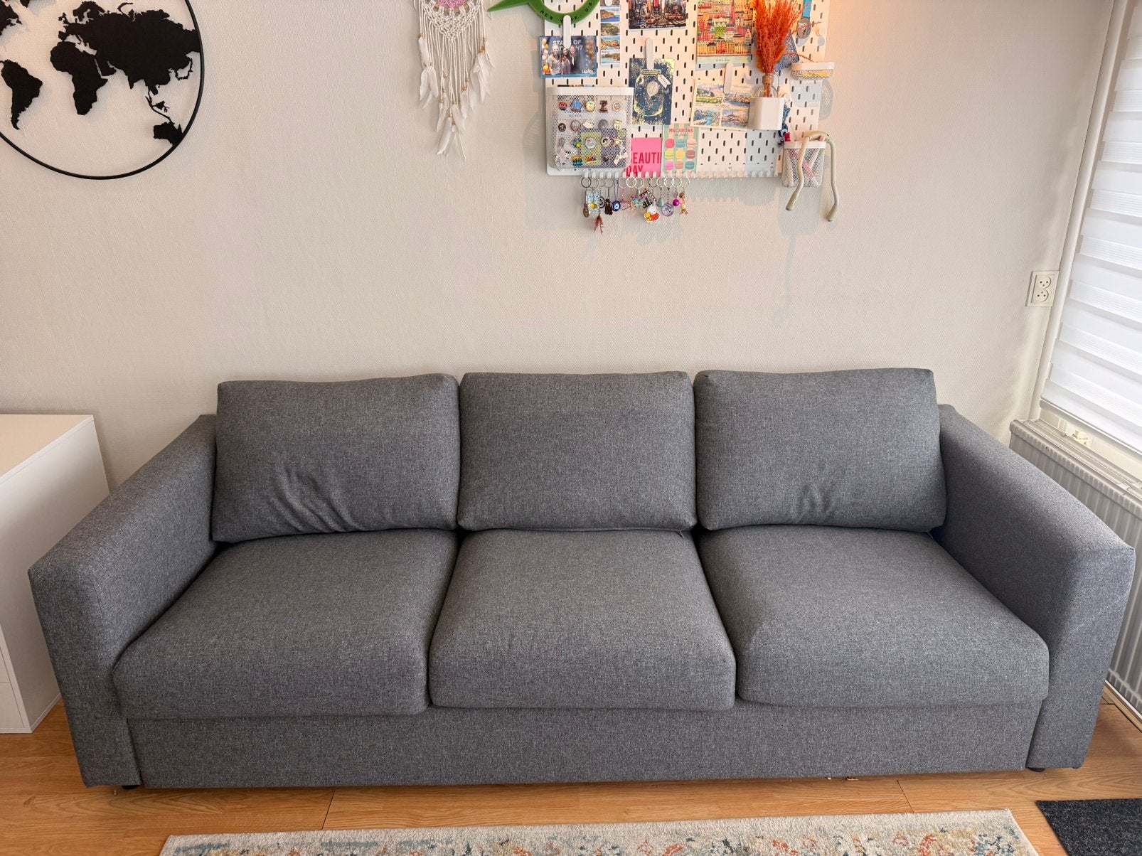 IKEA Vimle Bank, Huis en Inrichting, Banken | Bankstellen, Ophalen, 100 tot 125 cm, Driepersoons, Zo goed als nieuw
