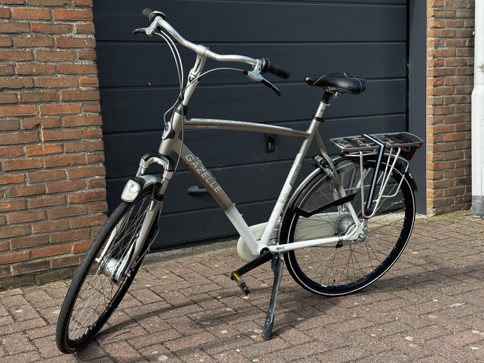 Gazelle chamonix herenfiets, maat 61, Ophalen, Versnellingen, Zo goed als nieuw, 61 tot 65 cm