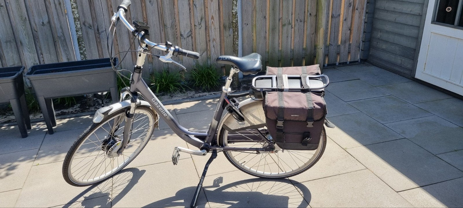 Gazelle Orange C8 Comfort E-bike 2017 - Zilveren accu, Ophalen, Gebruikt, 30 tot 50 km per accu, Gazelle