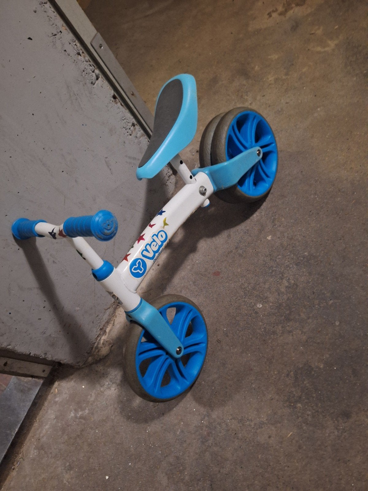 Y Velo Loopfiets - Blauw/Wit, Ophalen, Gebruikt, Loopfiets