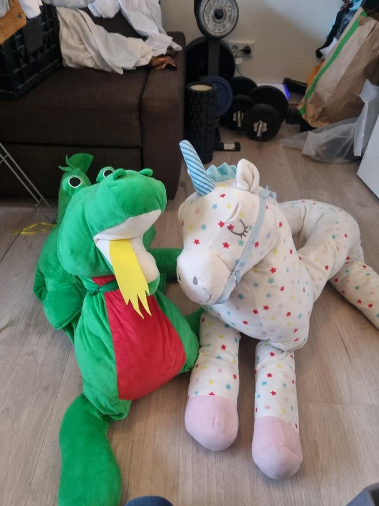 Drakenpak en eenhoornpak om in te stappen, Kinderen en Baby's, Ophalen of Verzenden