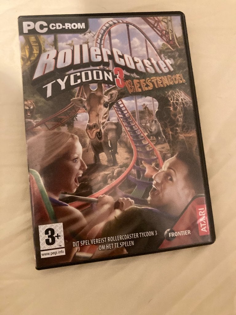 Rollercoaster tycoon 3 beestenboel, 1 speler, Ophalen of Verzenden, Zo goed als nieuw, Vanaf 3 jaar