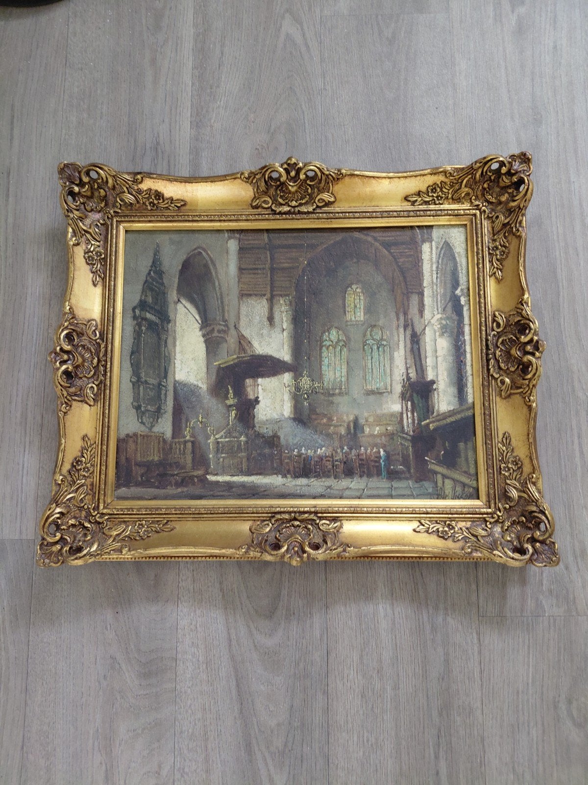 Adri Visser antiek olieverfschilderij, Antiek en Kunst, Kunst | Schilderijen | Klassiek, Ophalen