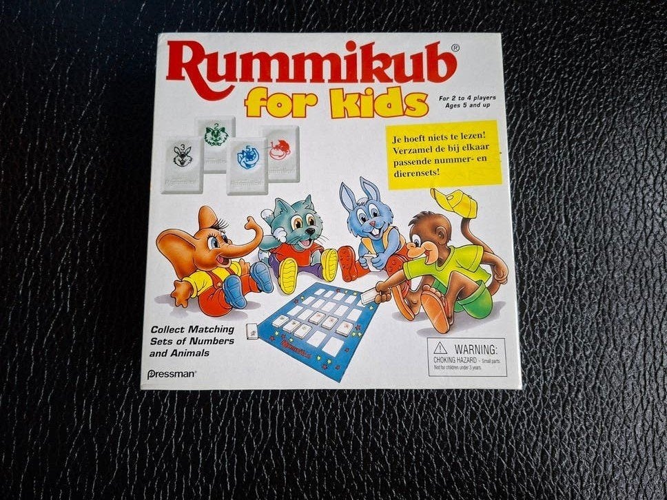 Rummikub for Kids, Een of twee spelers, Ophalen of Verzenden, Zo goed als nieuw, Pressman