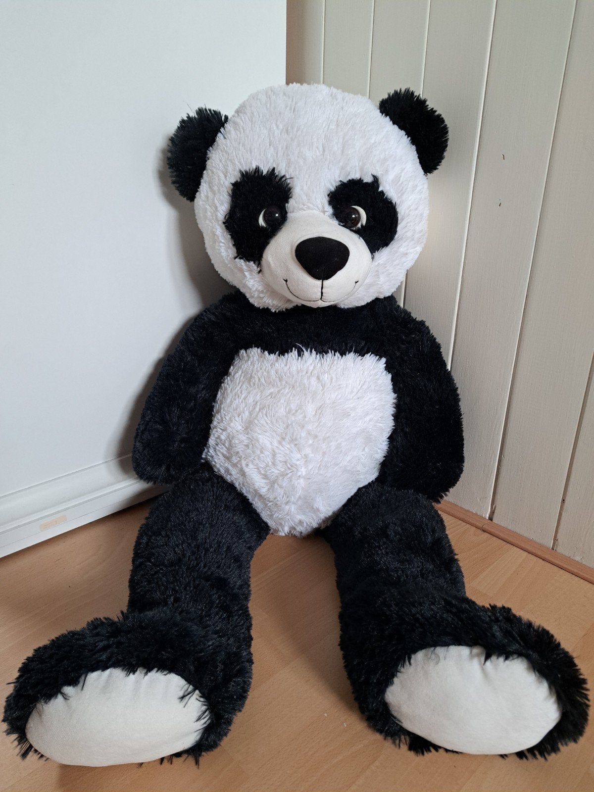 Grote Pluche Pandabeer XXL – Sunkid Knuffel 90 cm (Zgan!), Ophalen, Zo goed als nieuw, Overige typen, Groot (groter dan 80 cm)