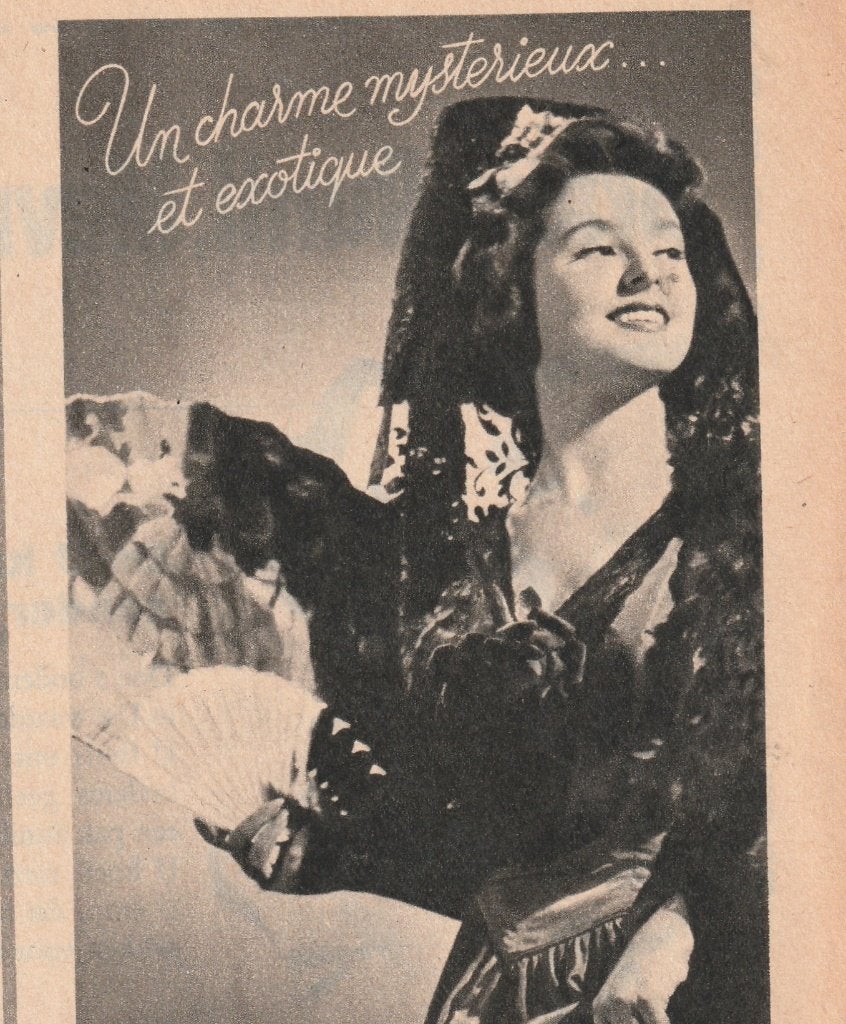 Retro reclame 1956 Myrurgia Maja Spaanse exotisch, Verzamelen, Verzenden, Overige typen