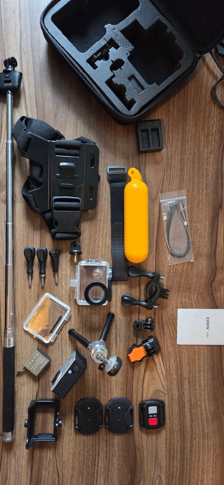 EKEN 4K Ultra HD Action Camera met accessoires, Ophalen of Verzenden, Zo goed als nieuw, Overige merken